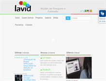 Tablet Screenshot of lavid.ufpb.br