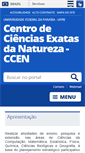 Mobile Screenshot of ccen.ufpb.br
