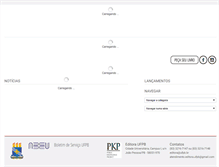 Tablet Screenshot of editora.ufpb.br