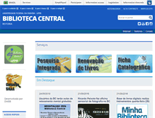 Tablet Screenshot of biblioteca.ufpb.br
