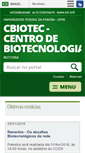 Mobile Screenshot of cbiotec.ufpb.br