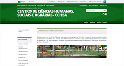 Desktop Screenshot of cchsa.ufpb.br
