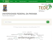 Tablet Screenshot of bdtd.biblioteca.ufpb.br