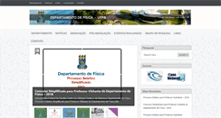 Desktop Screenshot of fisica.ufpb.br