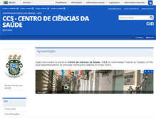 Tablet Screenshot of ccs.ufpb.br